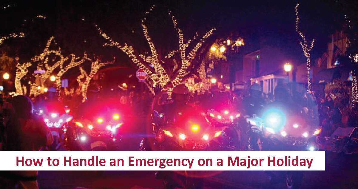 Emergency on Christmas day? Find out how to prepare.